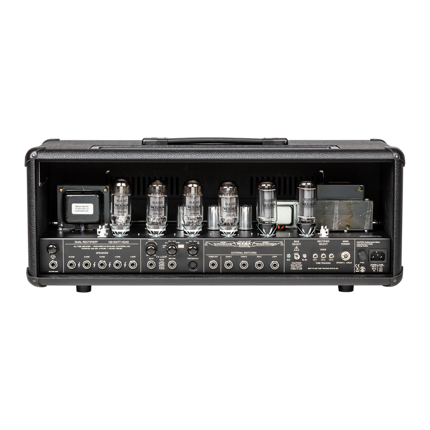 Mesa/Boogie Dual Rectifier Head, Black Bronco Head Mesa/Boogie