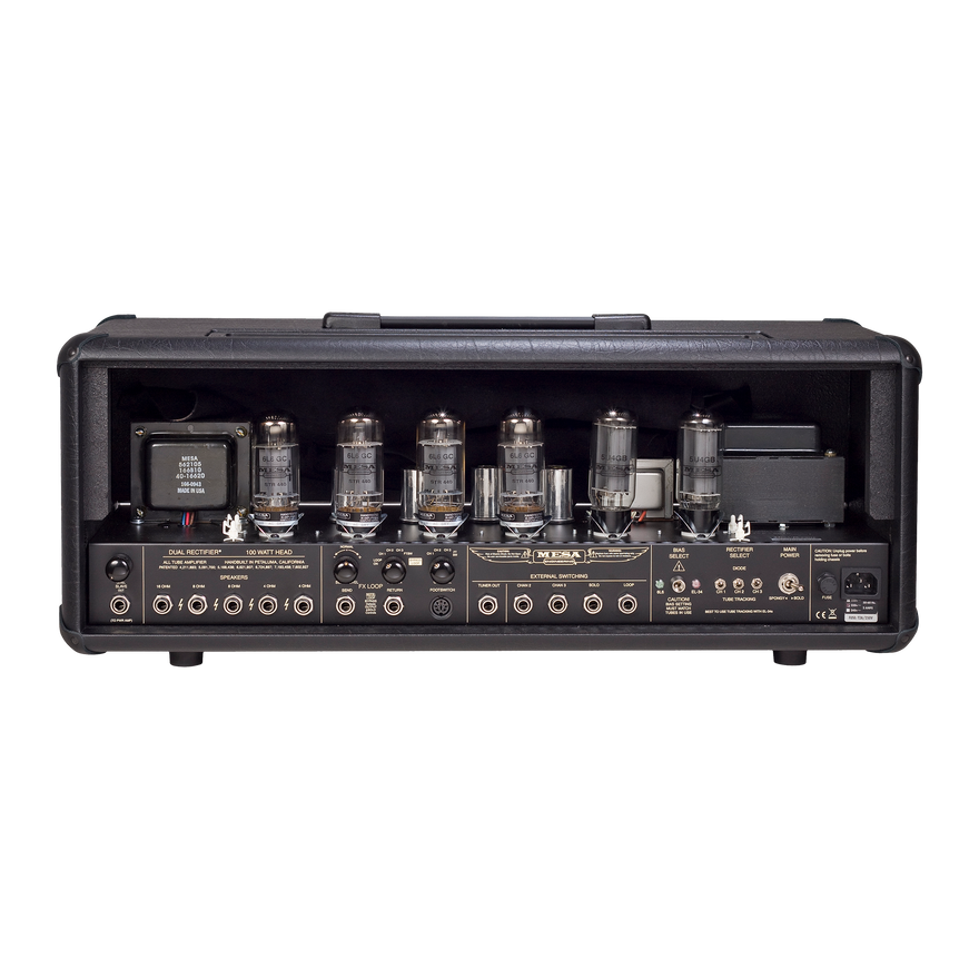 Mesa/Boogie Dual Rectifier Head, Black Taurus Head Mesa/Boogie