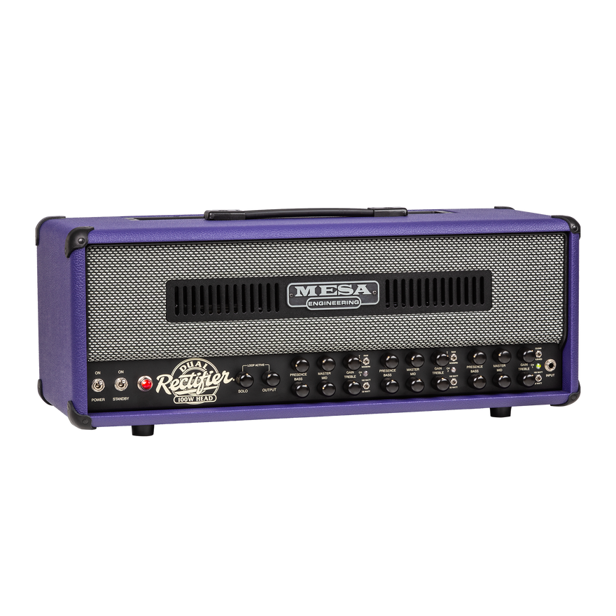 Mesa/Boogie Custom Configured Dual Rectifier Head, Purple Bronco Head Mesa/Boogie