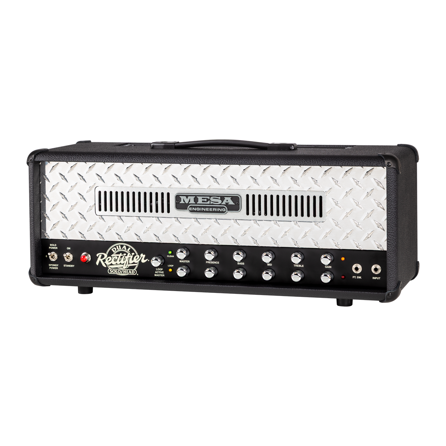 Mesa/Boogie 90s Dual Rectifier Standard Head, Black Bronco, EU Head Mesa/Boogie