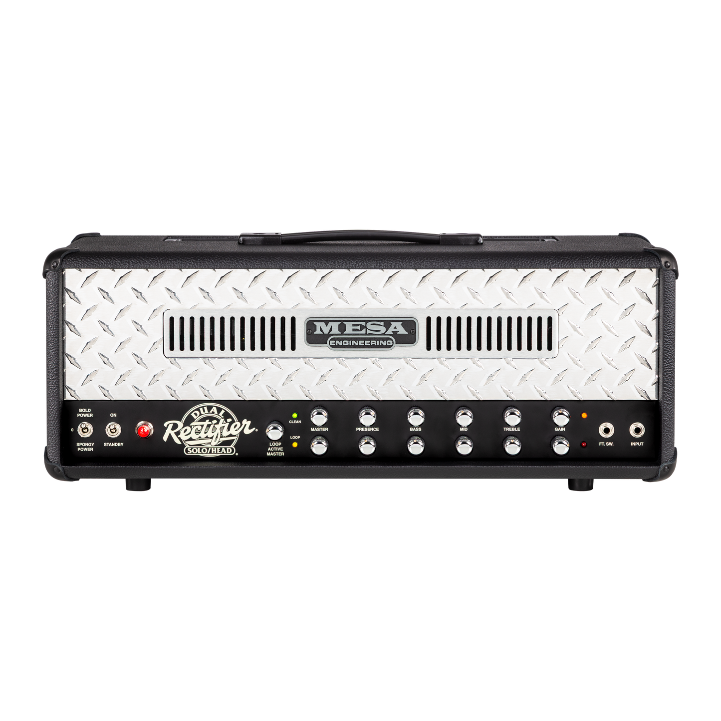 Mesa/Boogie 90s Dual Rectifier Standard Head, Black Bronco, EU Head Mesa/Boogie