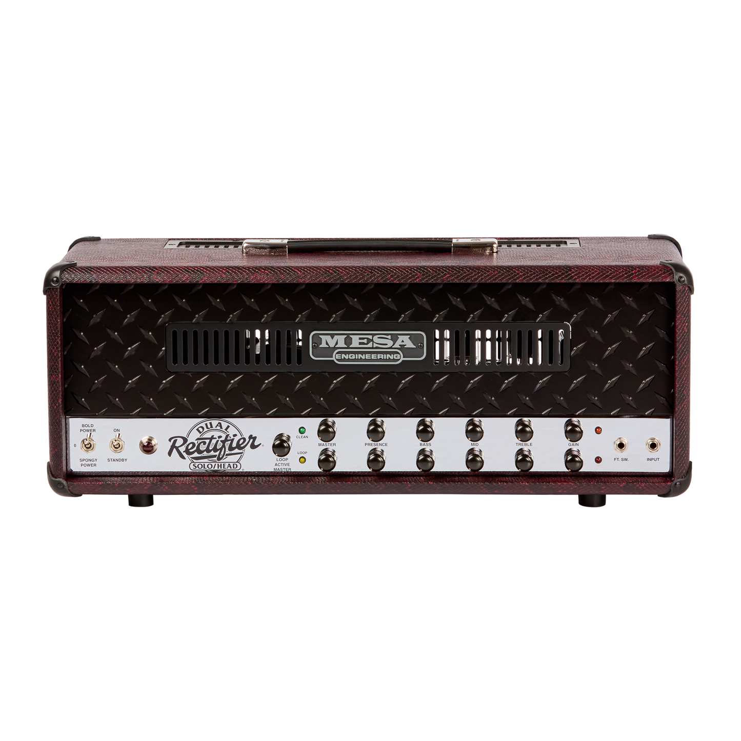 Mesa/Boogie Custom Configured 90s Dual Rectifier, Burgundy Python