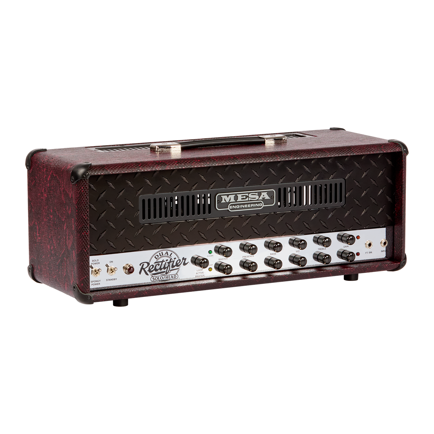 Mesa/Boogie Custom Configured 90s Dual Rectifier, Burgundy Python