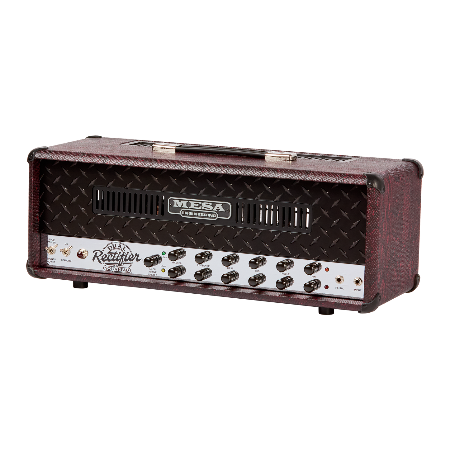 Mesa/Boogie Custom Configured 90s Dual Rectifier, Burgundy Python