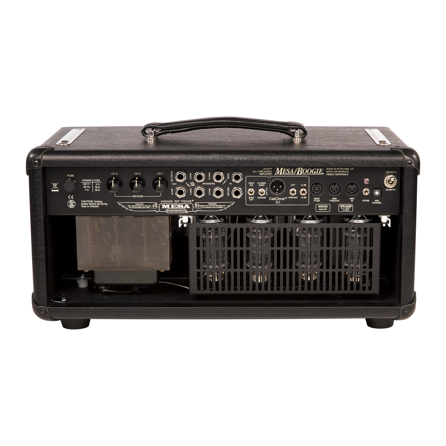 Mesa/Boogie JP2C Head, Black Taurus Head Mesa/Boogie