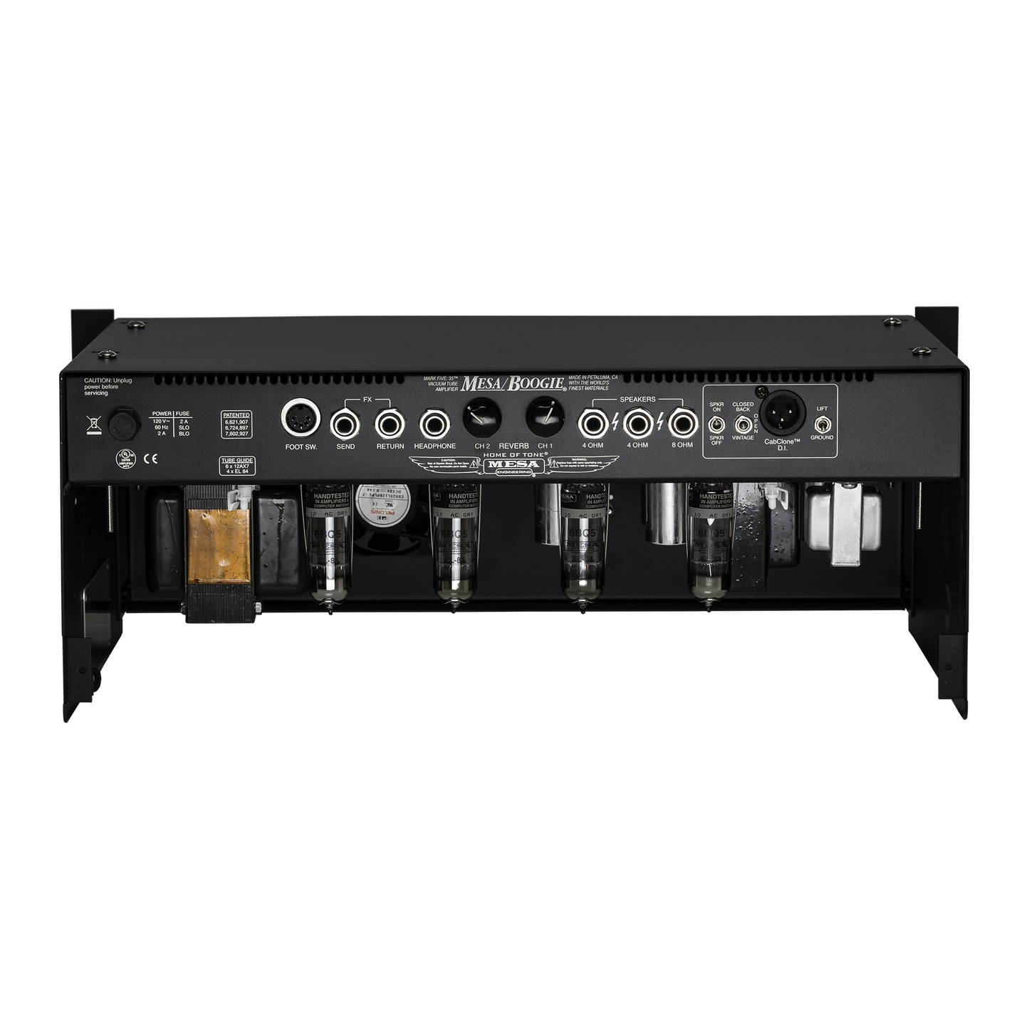 Mesa/Boogie Mark Five: 35 Rackmount, Black Head Mesa/Boogie
