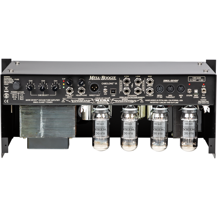 Mesa/Boogie Mark VII Rackmount Head, UK, Black Head Mesa/Boogie