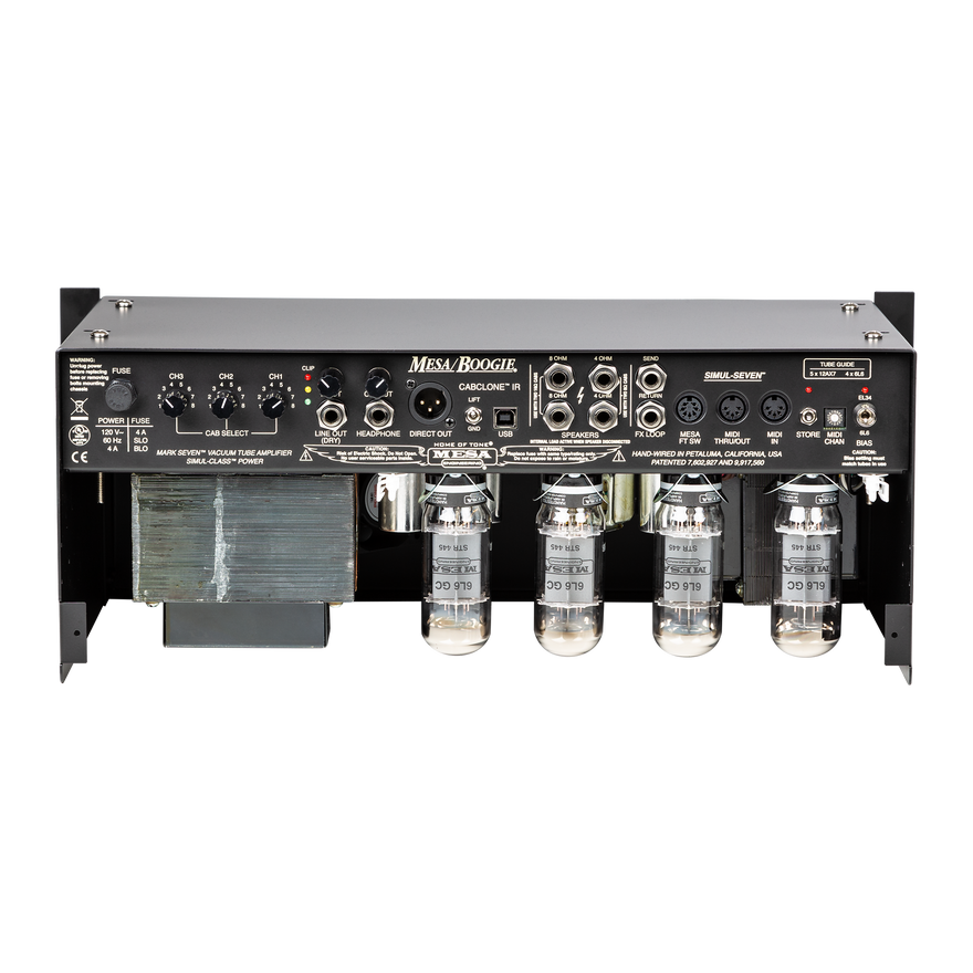 Mesa/Boogie Mark VII Rackmount Head, Black Head Mesa/Boogie