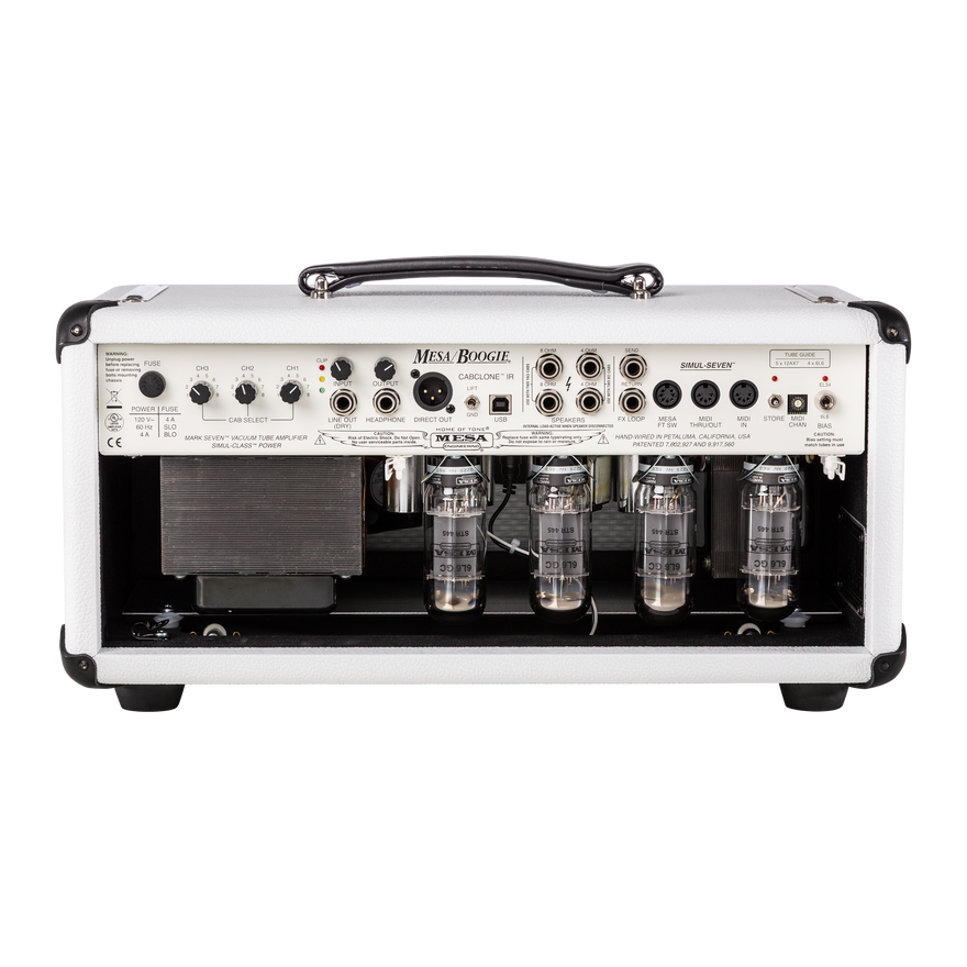 MESA/Boogie Mark VII Head, White with Gold Accents, Exclusive Head Mesa/Boogie