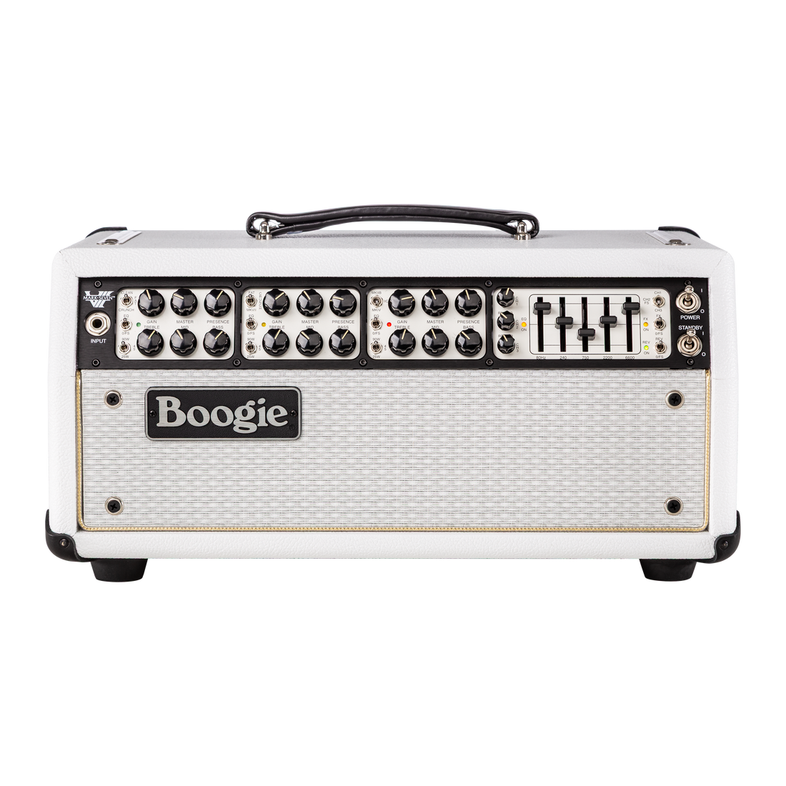 MESA/Boogie Mark VII Head, White with Gold Accents, Exclusive Head Mesa/Boogie