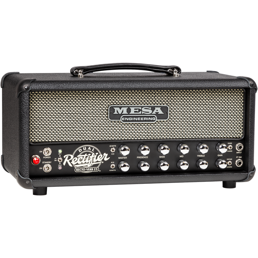 Mesa/Boogie Recto-Verb 25 Head, Black Bronco, UK Head Mesa/Boogie