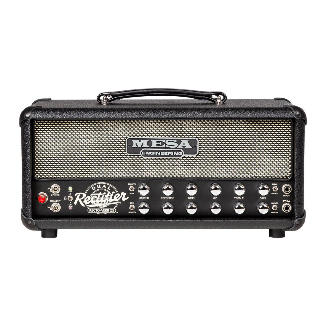 Mesa/Boogie Recto-Verb 25 Head, Black Bronco Head Mesa/Boogie