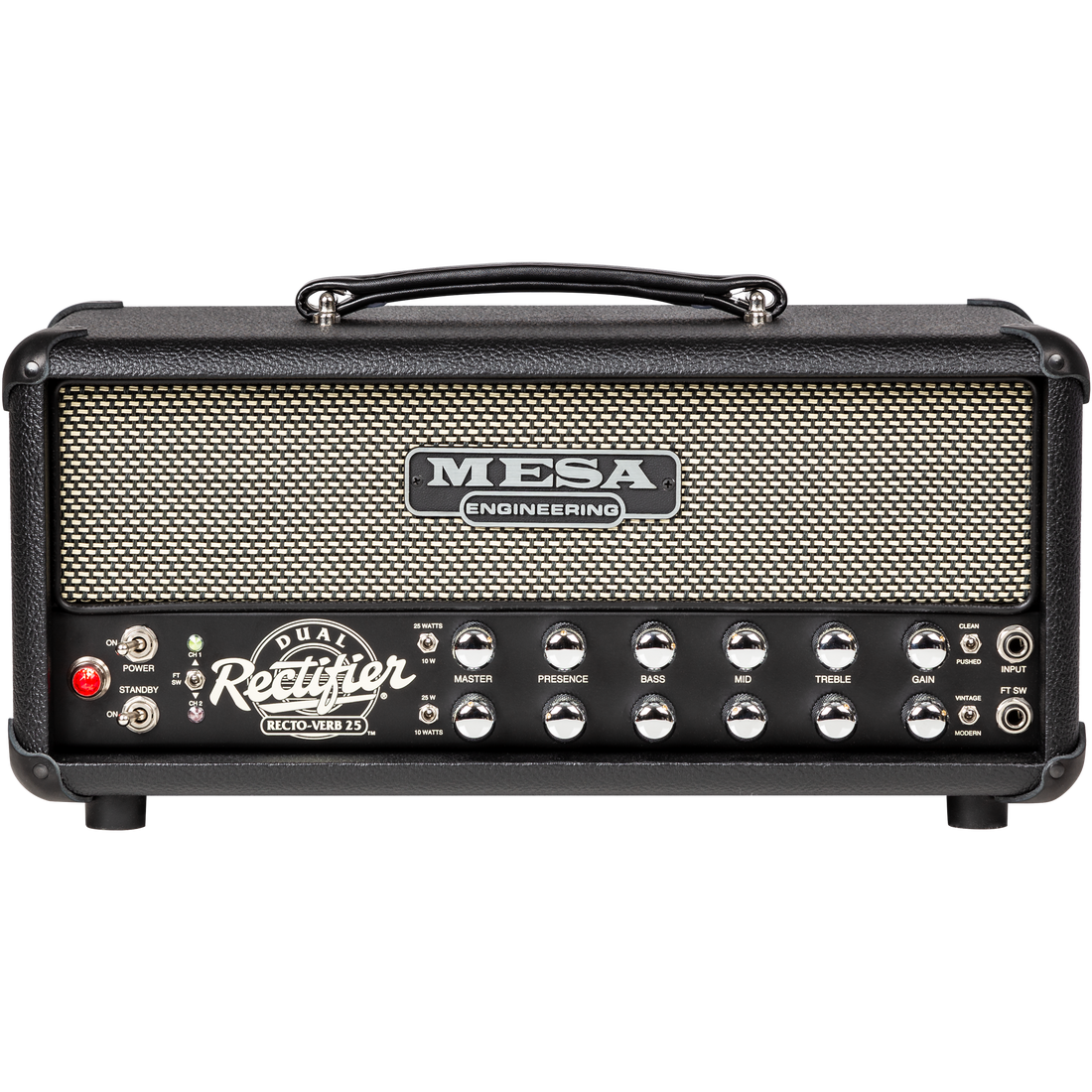 Mesa/Boogie Recto-Verb 25 Head, Black Bronco, UK Head Mesa/Boogie