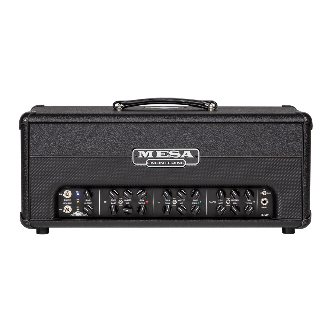 Mesa/Boogie Triple Crown 50 Head, Black Bronco, UK Head Mesa/Boogie