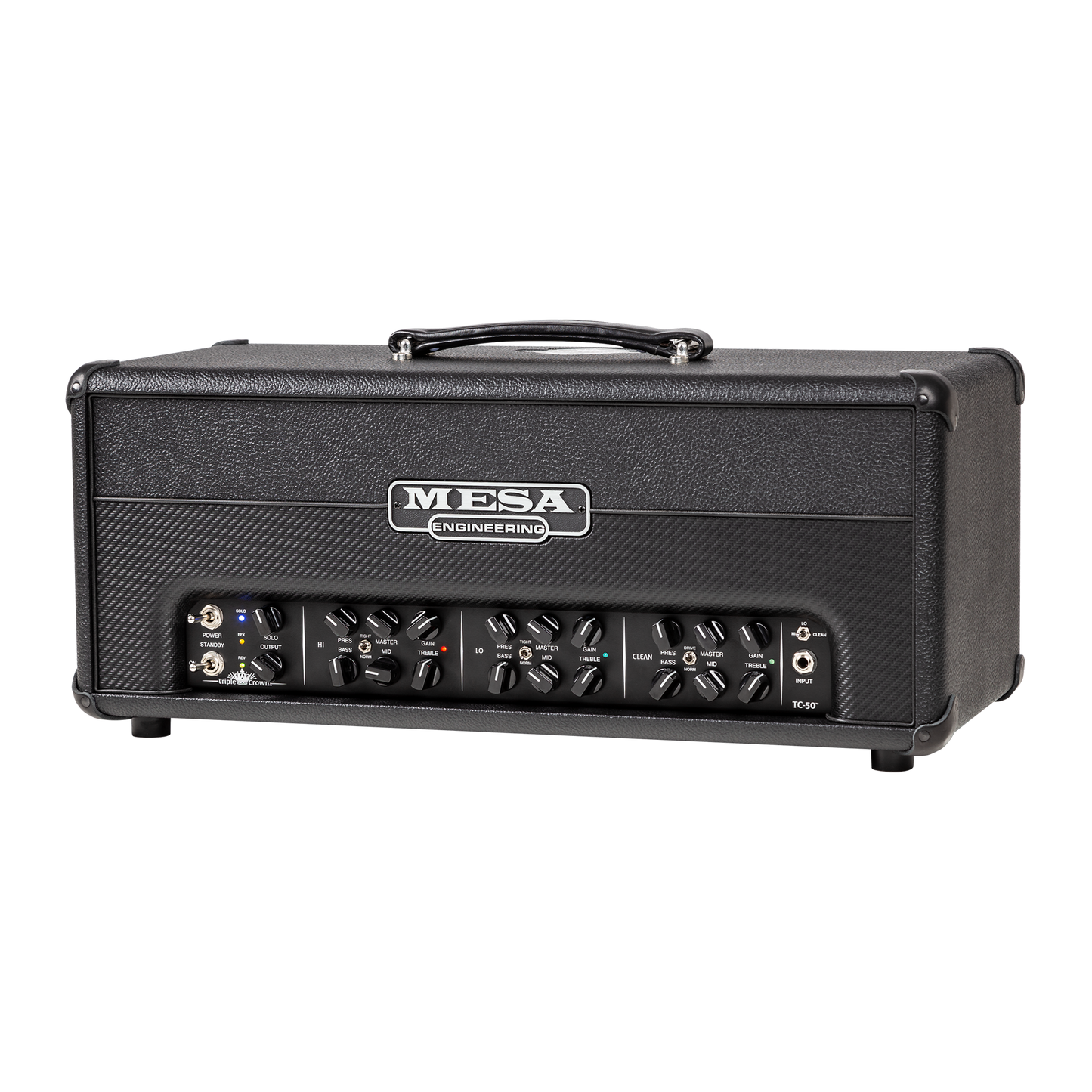 Mesa/Boogie Triple Crown 50 Head, Black Bronco Head Mesa/Boogie