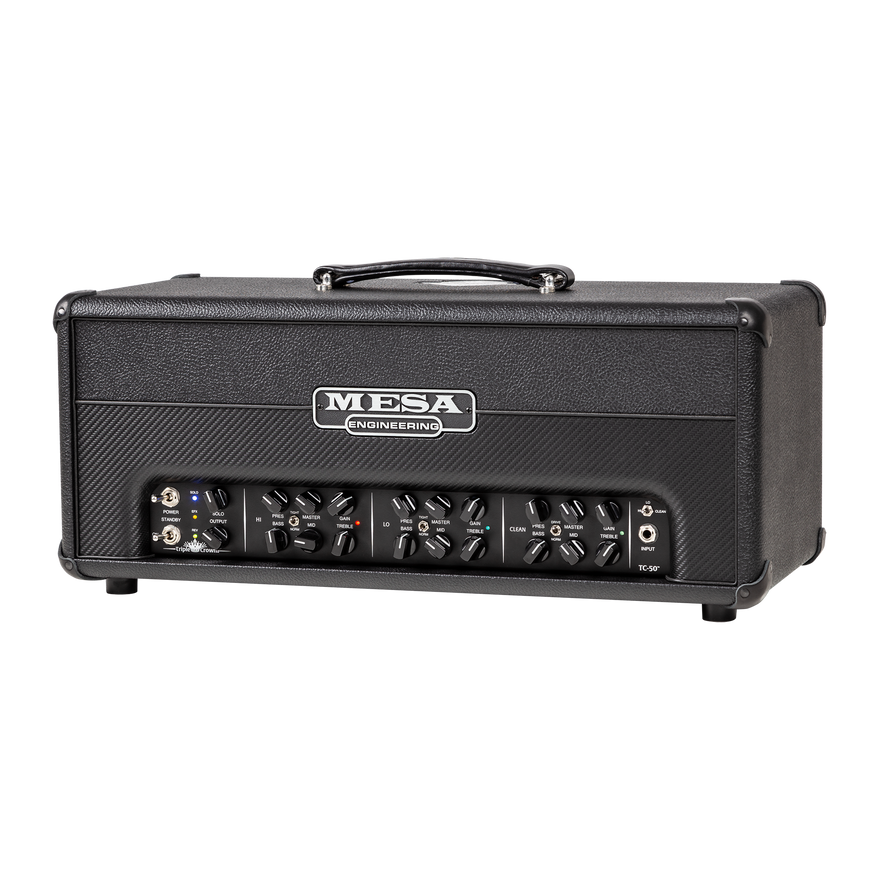 Mesa/Boogie Triple Crown 50 Head, Black Bronco Head Mesa/Boogie