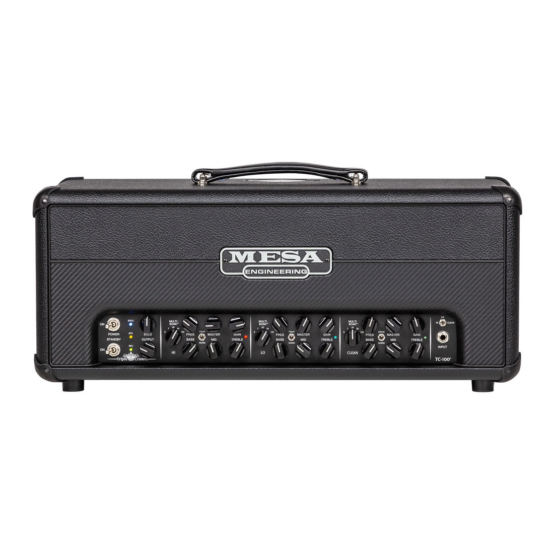 Mesa/Boogie Triple Crown 100 Head, Black Bronco, UK Head Mesa/Boogie