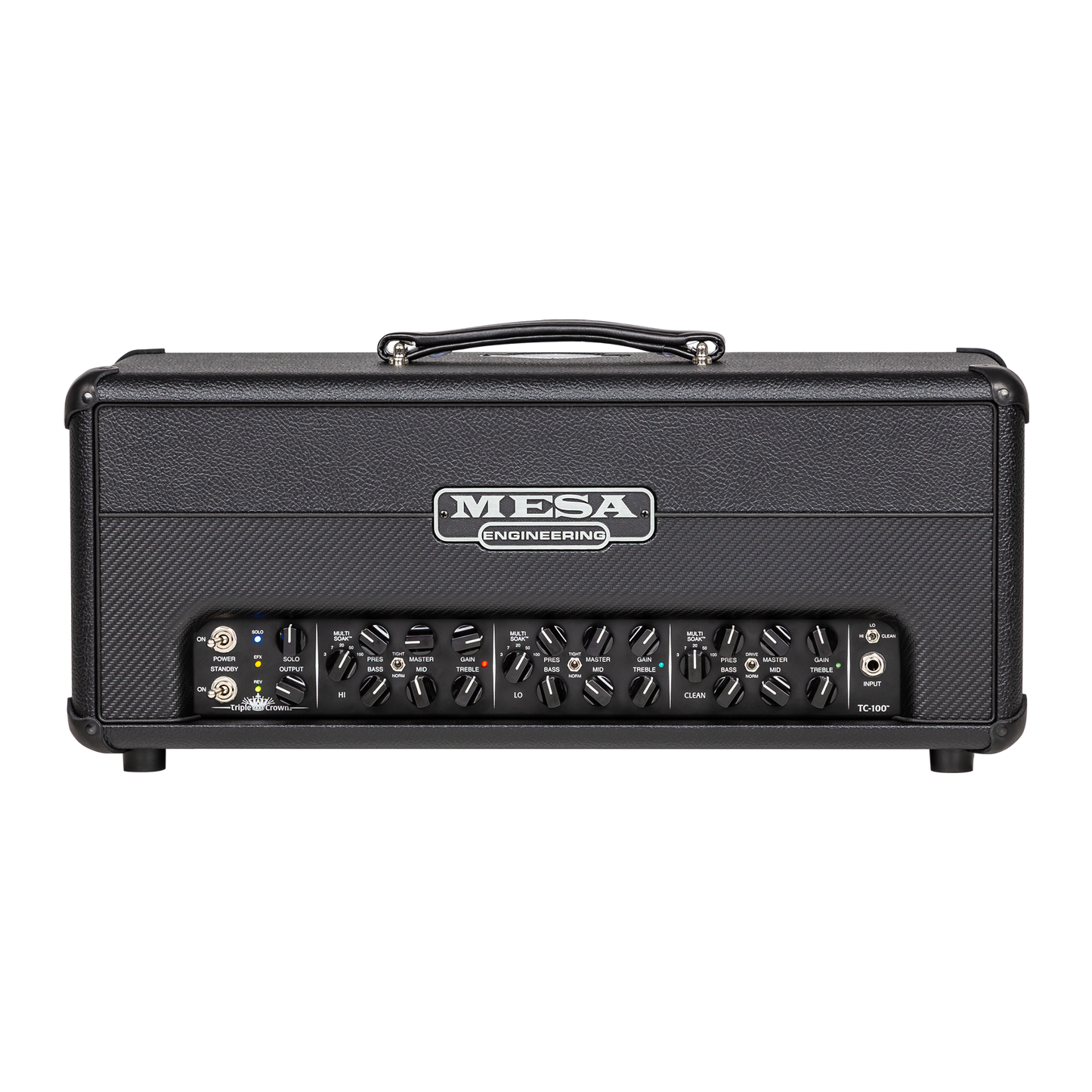 Mesa/Boogie Triple Crown 100 Head, Black Bronco, UK Head Mesa/Boogie