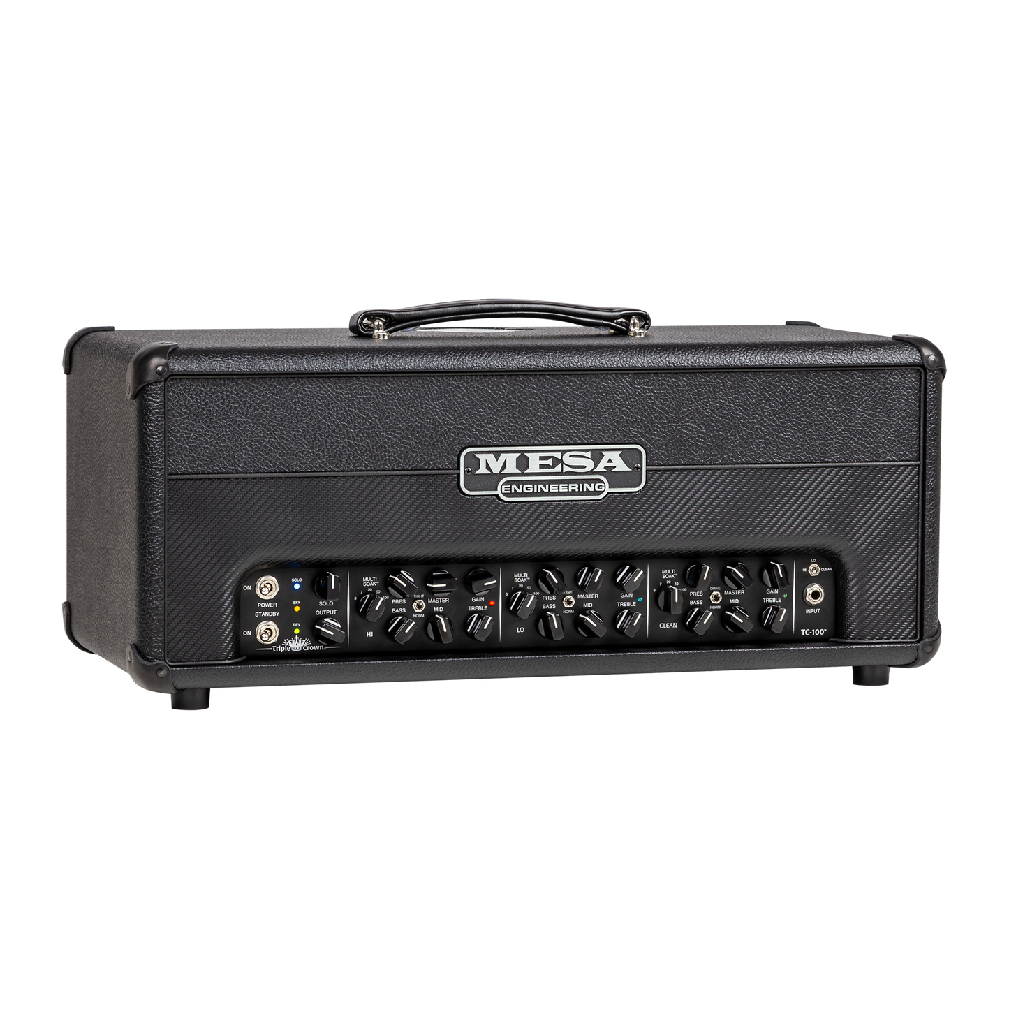 Mesa/Boogie Triple Crown 100 Head, Black Bronco, UK Head Mesa/Boogie