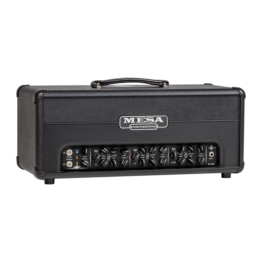 Mesa/Boogie Triple Crown 100 Head, Black Bronco, UK Head Mesa/Boogie