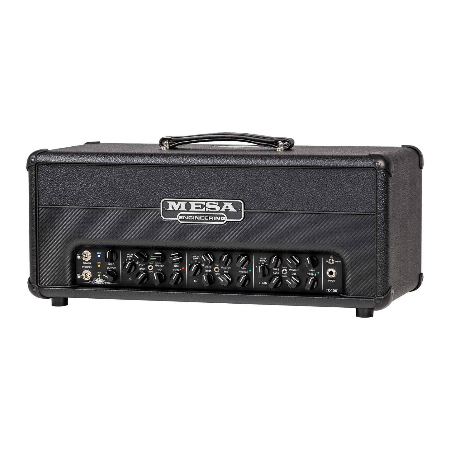 Mesa/Boogie Triple Crown 100 Head, Black Bronco, UK Head Mesa/Boogie