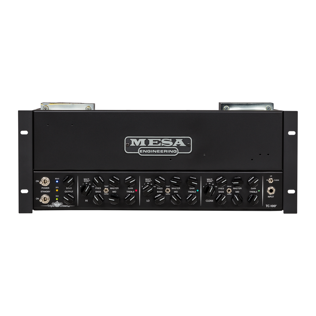 Mesa/Boogie Triple Crown 100 Rackmount, Black Head Mesa/Boogie