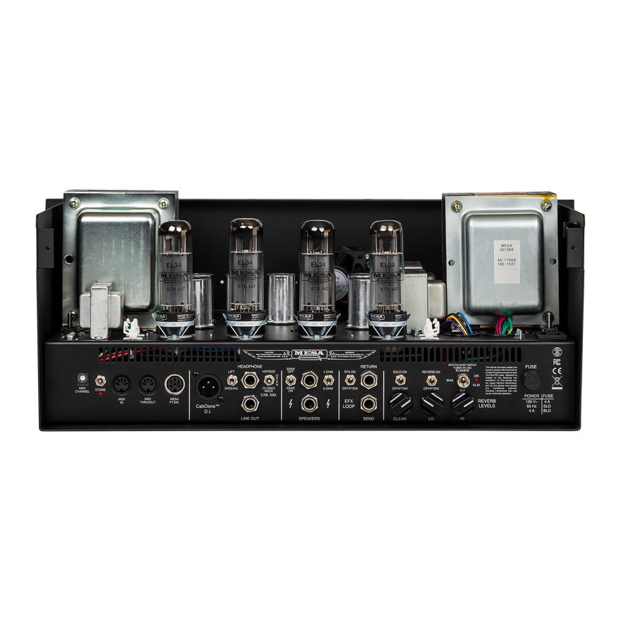 Mesa/Boogie Triple Crown 100 Rackmount, Black Head Mesa/Boogie
