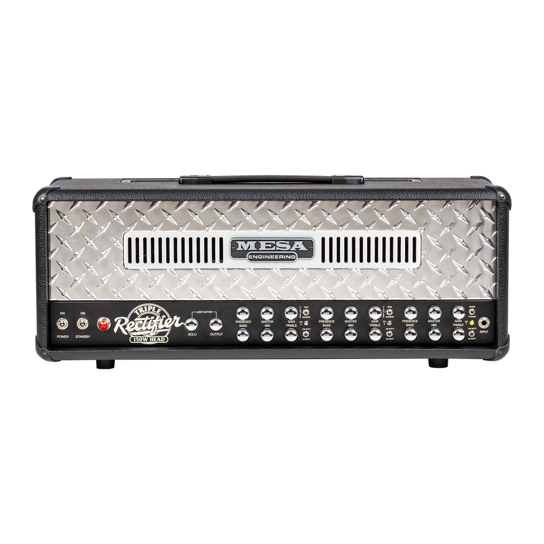 Mesa/Boogie Triple Rectifier Head, Black Bronco, EU Head Mesa/Boogie