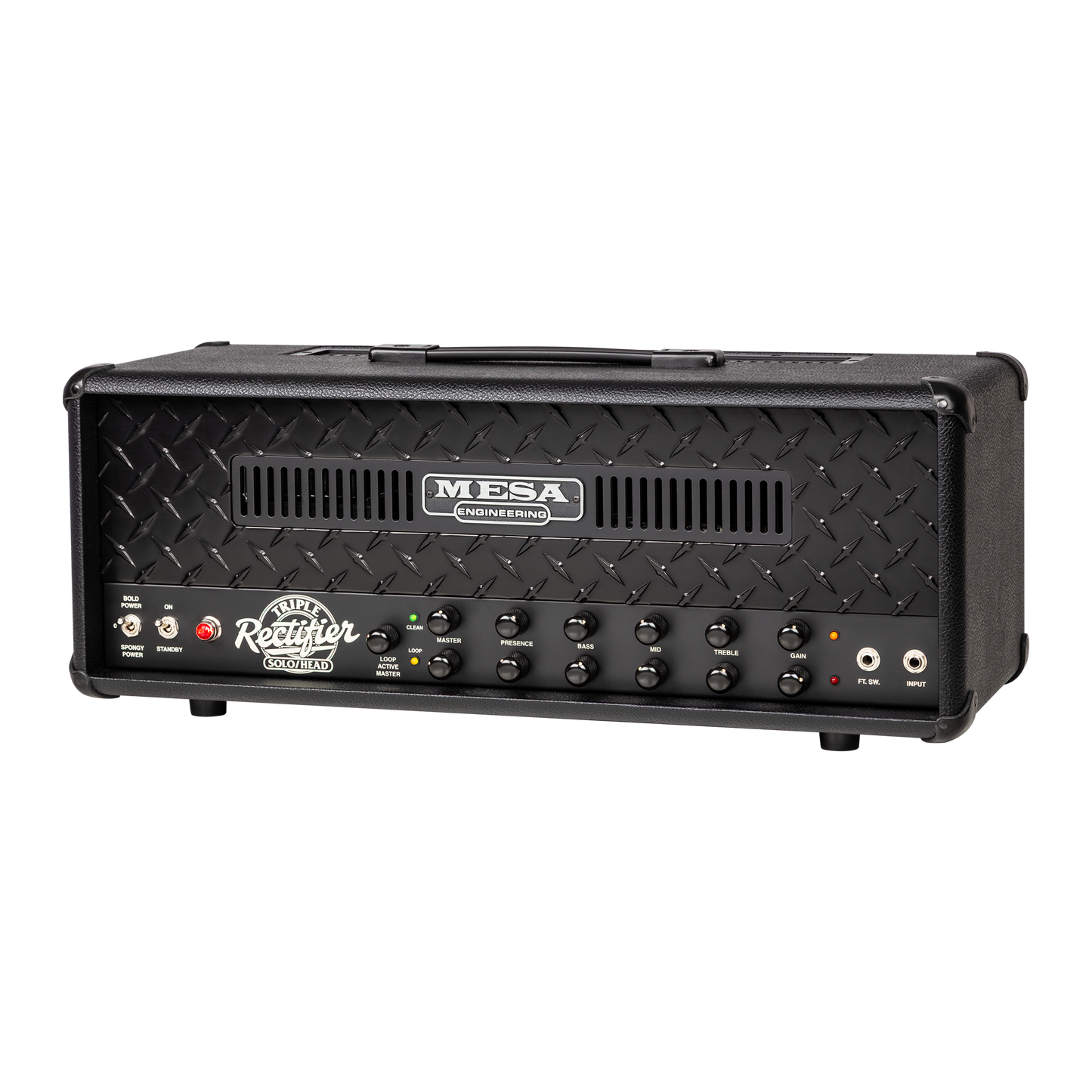 Mesa/Boogie 90s Triple Rectifier, Black Bronco, EU Head Mesa/Boogie