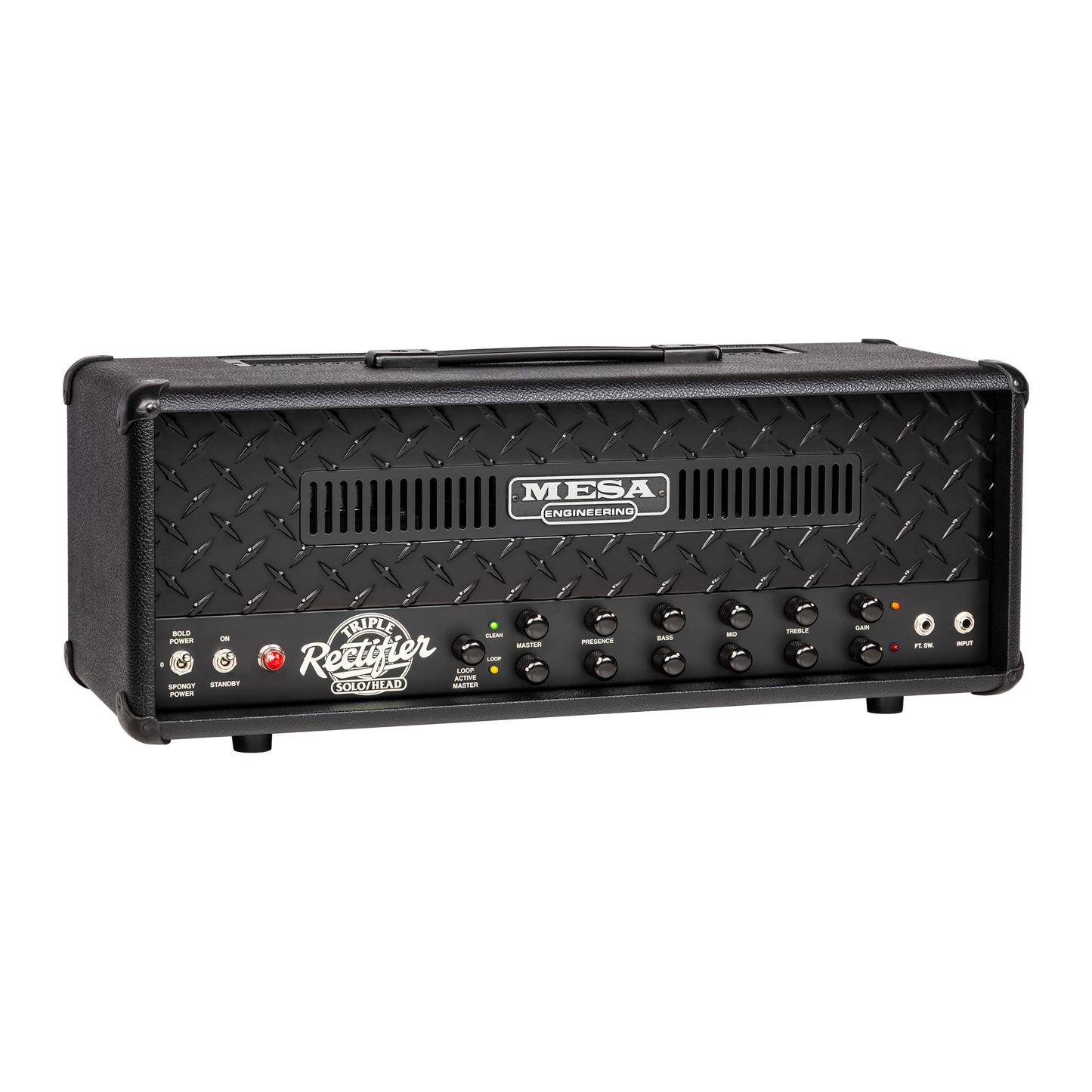 Mesa/Boogie 90s Triple Rectifier, Black Bronco, EU Head Mesa/Boogie