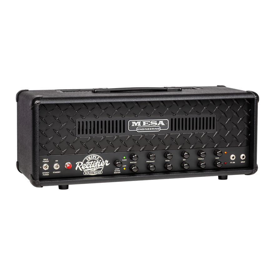 Mesa/Boogie 90s Triple Rectifier, Black Bronco, EU Head Mesa/Boogie