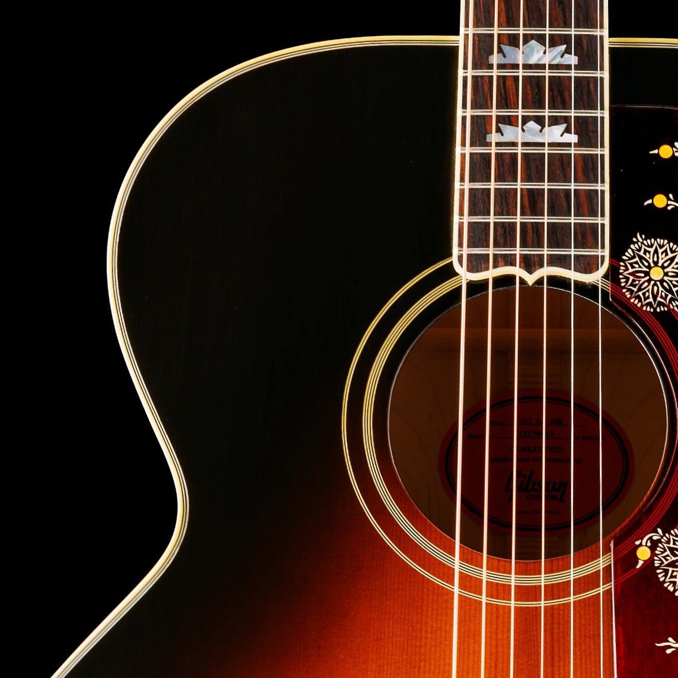 イダ　Gibson SJ-200 Gibson SJ-200 Standard Autumn Burst 5.3 #21364003 - Eddie's