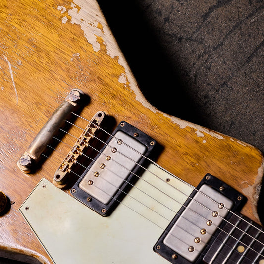 Gibson Custom Leo Scala Dark Addiction Explorer, Natural