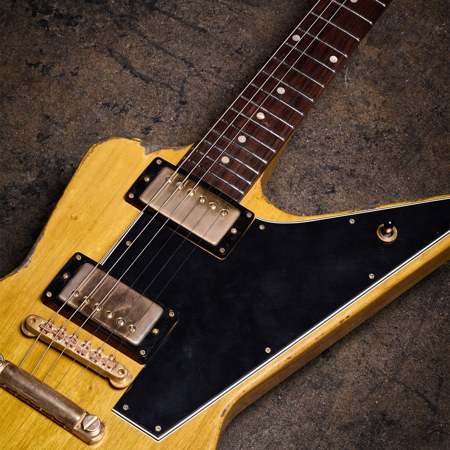 Gibson Custom Leo Scala Heavy Addiction Explorer #4, Natural