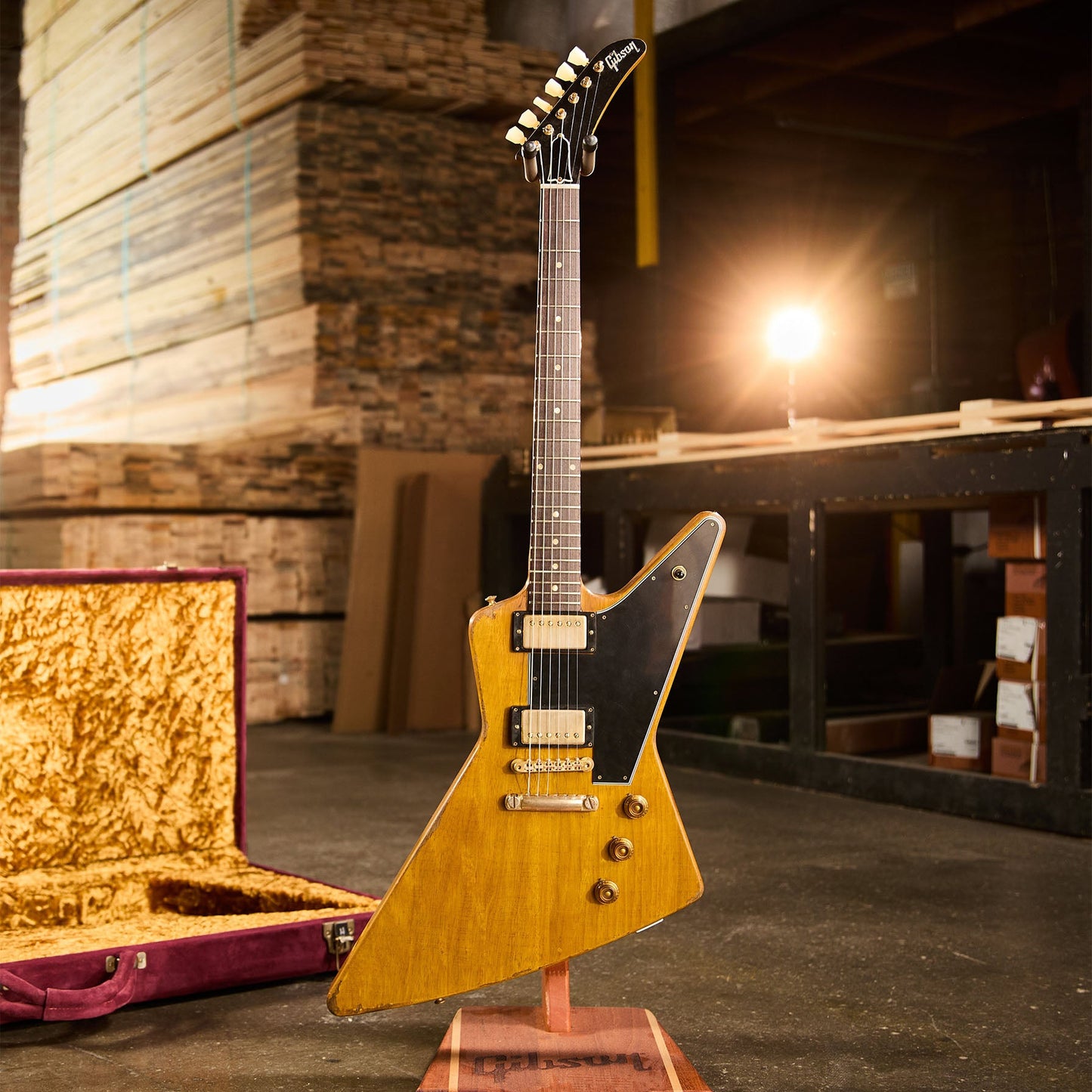 Gibson Custom Leo Scala Heavy Addiction Explorer #2, Natural