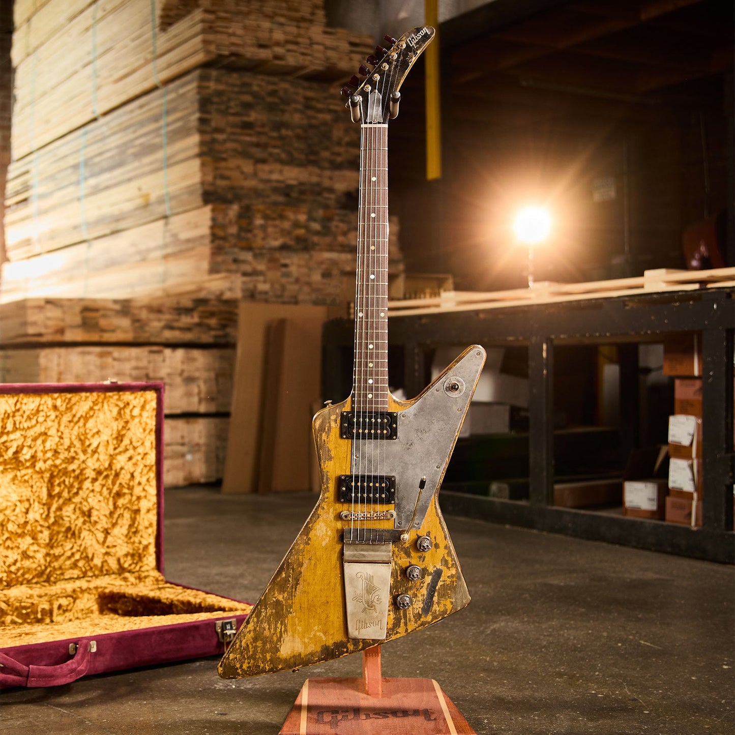 Gibson Custom Leo Scala Maestro Addiction Explorer, Natural