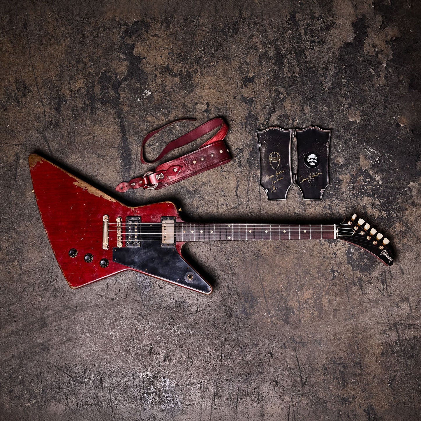 Gibson Custom Leo Scala Custom Addiction Explorer, Dark Cherry