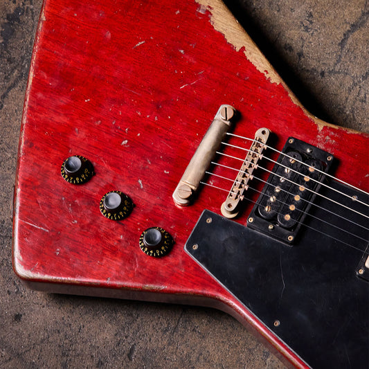 Gibson Custom Leo Scala Custom Addiction Explorer, Dark Cherry