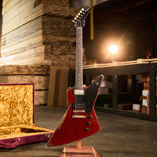 Gibson Custom Leo Scala Custom Addiction Explorer, Dark Cherry