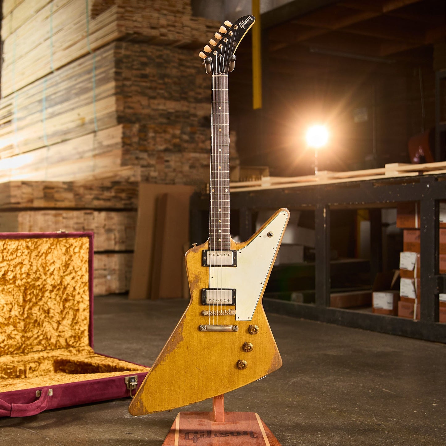 Gibson Custom Leo Scala Ultra Addiction Explorer #2, Natural