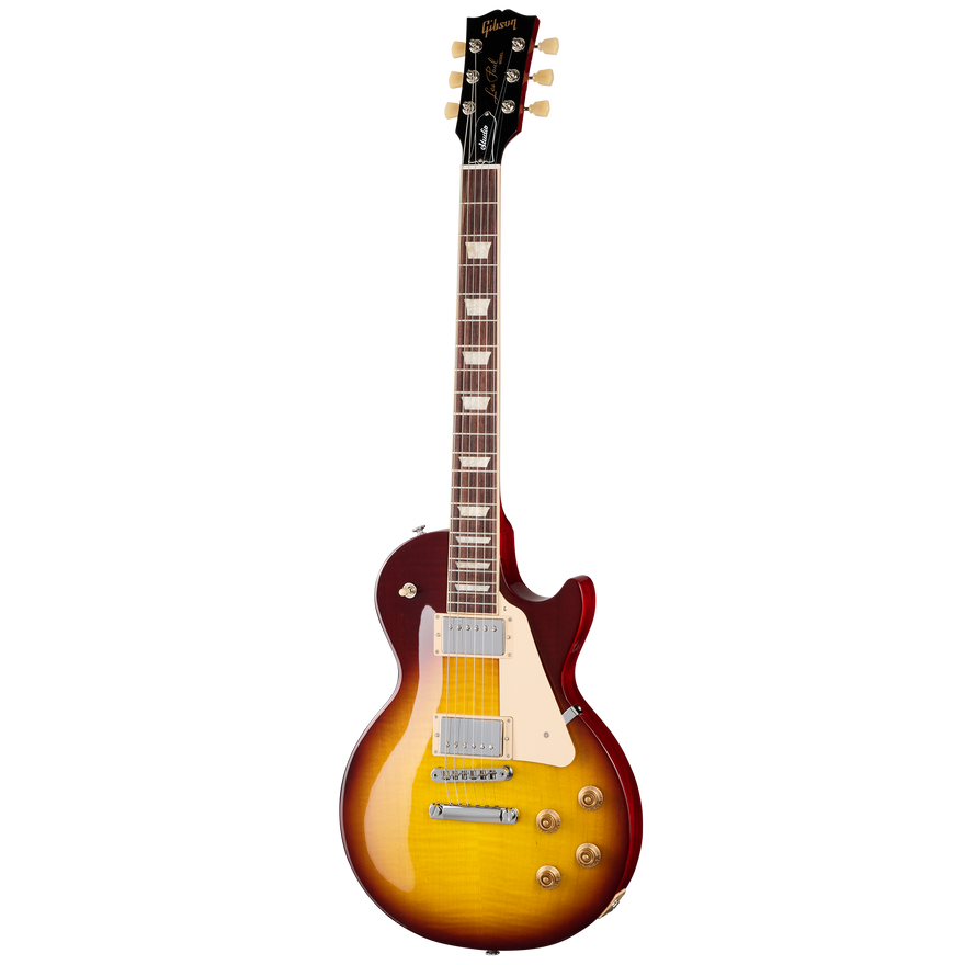 Gibson A new Les Paul Studio featuring a carved AA figured maple top Gibson A new Les Paul Studio featuring a carved AA figured maple top