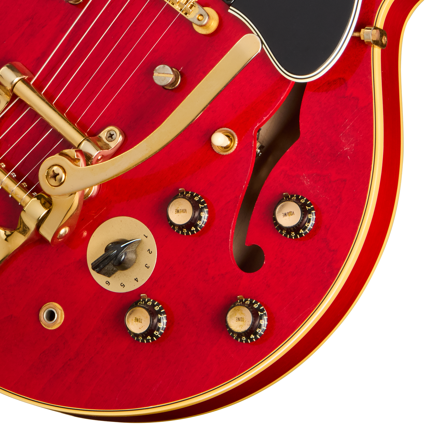 Gibson Custom Back to the Future "1955" ES-345 Collector's Edition, Light Aged, Cherry Red Electric Guitar Gibson Custom