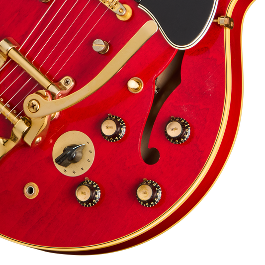 Gibson Custom Back to the Future "1955" ES-345 Collector's Edition, Light Aged, Cherry Red Electric Guitar Gibson Custom