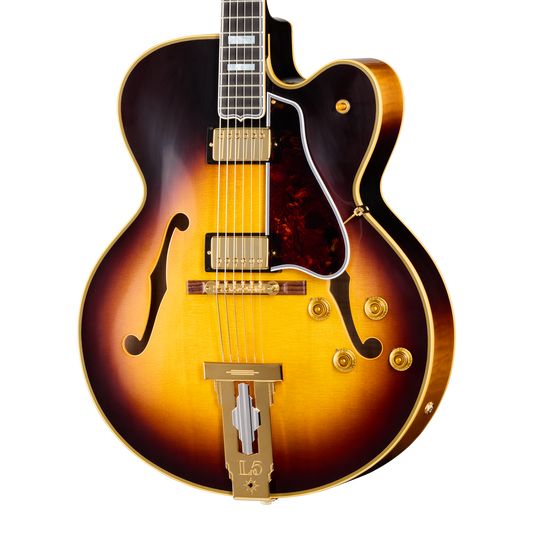 Gibson Custom 1957 L-5 CES Reissue, VOS, Vintage Sunburst Electric Guitar Gibson Custom
