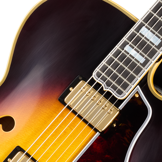 Gibson Custom 1957 L-5 CES Reissue, VOS, Vintage Sunburst Electric Guitar Gibson Custom