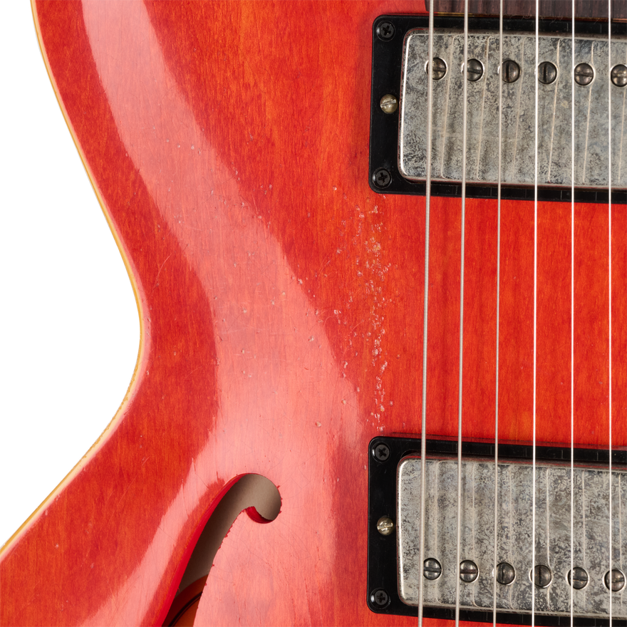 Gibson Custom LE 1958 ES-335 Reissue, Heavy Aged, Watermelon Electric Guitar Gibson Custom