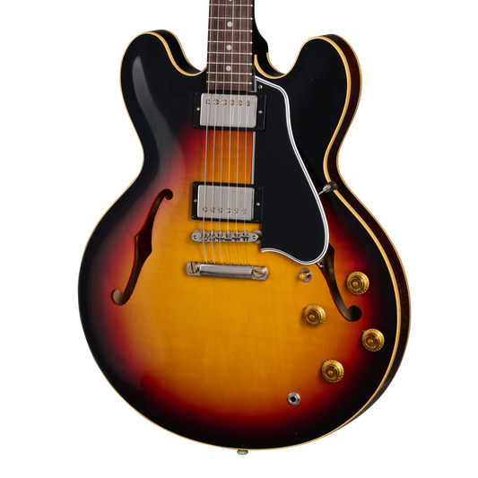 Gibson Custom 1958 ES-335 Reissue, Light Aged, Tri-Burst Electric Guitar Gibson Custom