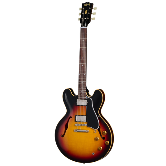 Gibson Custom 1958 ES-335 Reissue, Light Aged, Tri-Burst Electric Guitar Gibson Custom