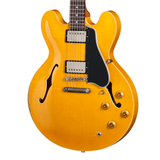 Gibson Custom 1958 ES-335 Reissue, Heavy Aged, Dirty Blonde Electric Guitar Gibson Custom