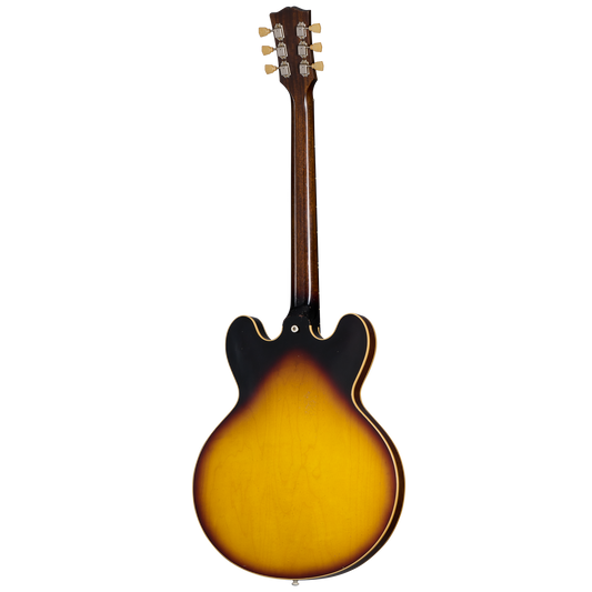 Gibson Custom 1958 ES-335 Reissue, Heavy Aged, Faded Tobacco Burst Electric Guitar Gibson Custom